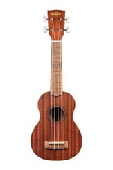 Satin Mahogany Soprano Ukulele No Binding